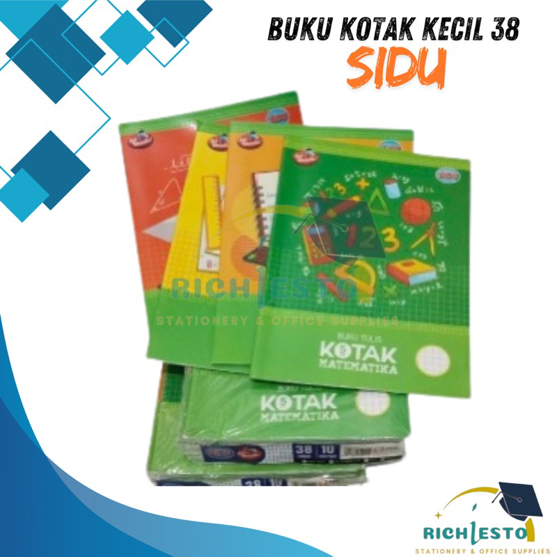 

[1 PACK ISI 10PCS] BUKU TULIS KOTAK SIDU MATEMATIKA 38 LEMBAR /BUKU KOTAK KECIL