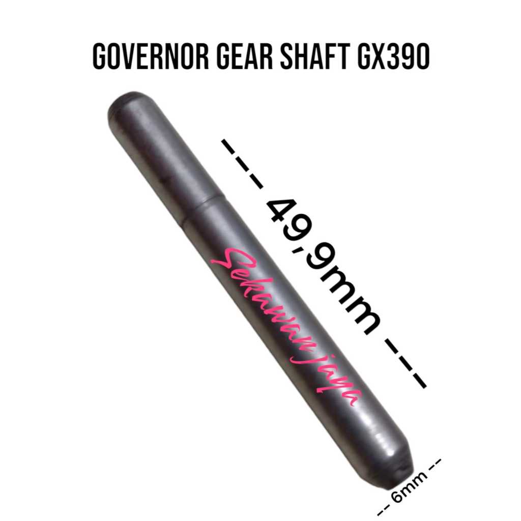 Gx390 GOVERNOR GEAR SHAFT MESIN PENGGERAK GX390 GAS GOVERNOR