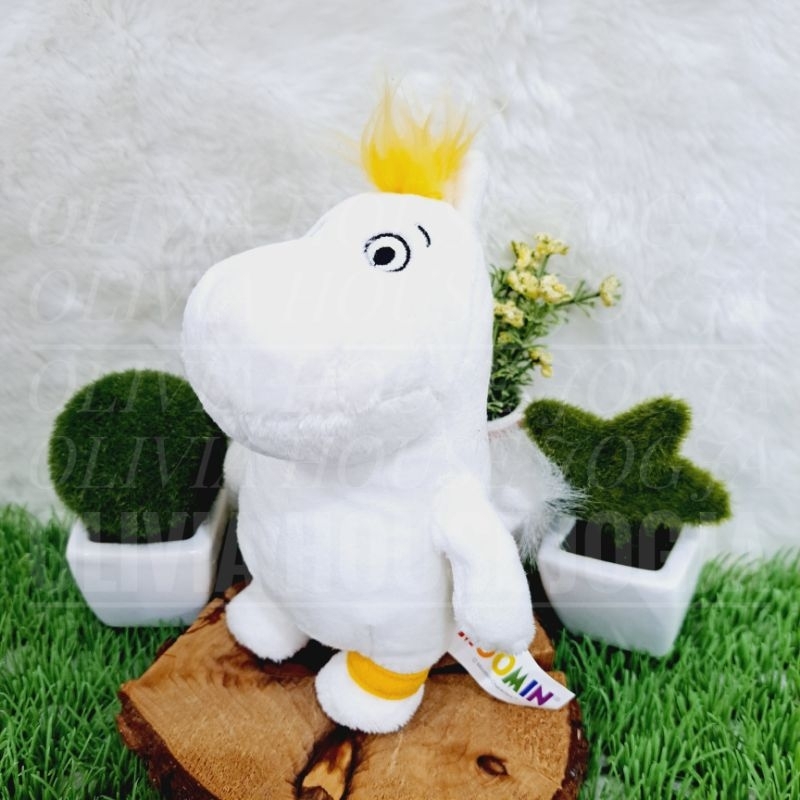 Boneka Moomin Putih S Boneka Hippo Moomin Mini Boneka Kudanil Putih Moomin S
