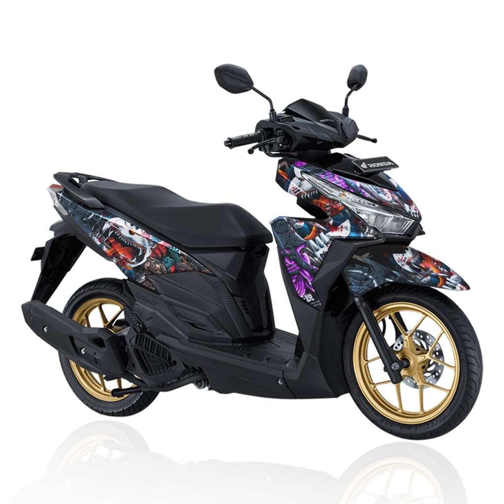 Striping Stiker Vario 125 150 old Decal Fullbody Vario 125 polet honda vario original