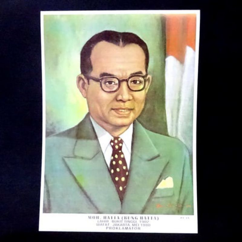 POSTER PAHLAWAN TANGGUNG MOH HATTA | POSTER PAHLAWAN TANGGUNG BUNG HATTA