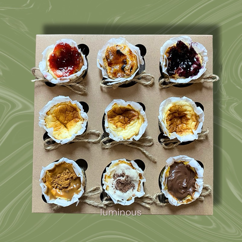 

Mini Basque Burnt Cheesecake / Cheese Cake Mix Rasa