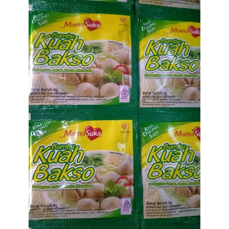

BUMBU KUAH BASO/BAKSO MAMA SUKA 1 SACHET 8g