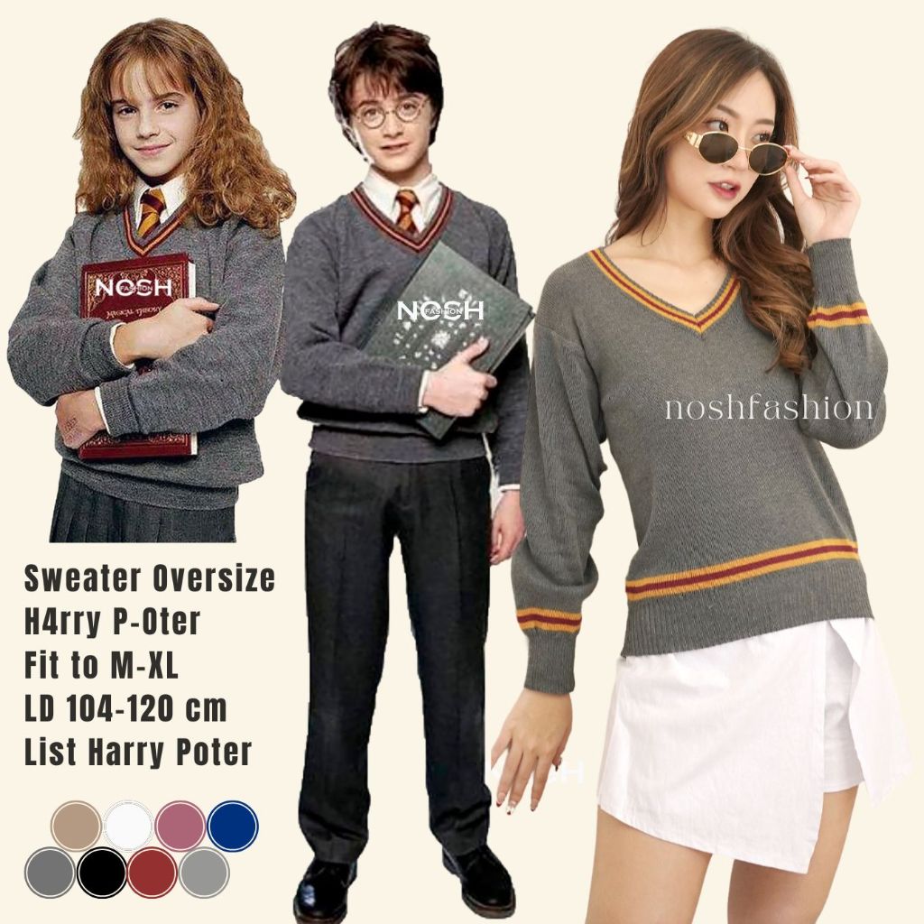 Sweater Rajut Wanita Korea Style List Cosplay Film  / Sweater Rajut Wanita Gaya korea Kekinian/ Jake