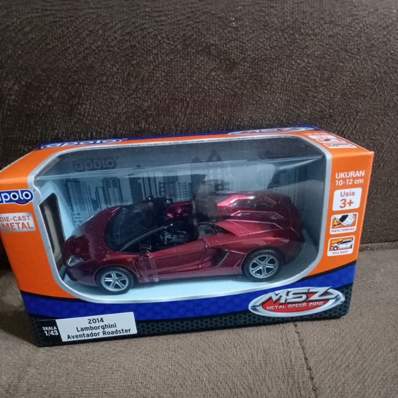 2014 lamborghini aventador roadster apolo merah metalik