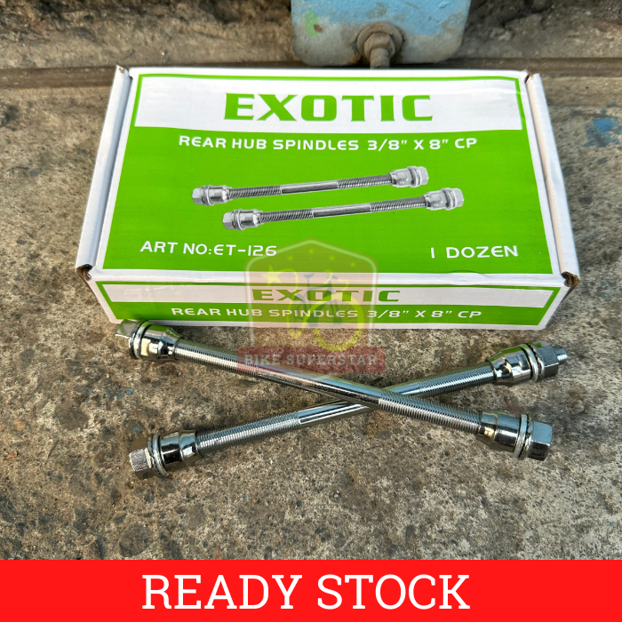 Hub As Roda Belakang Exotic Rear Spindle Sepeda Anak BMX Mini Lipat Fixie MTB 12 16 18 20 26 27.5