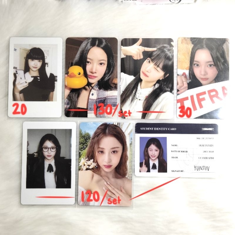 [PACKING SELLKOR] PC POLA YUNJIN EUNCHAE SG LESSERAFIM OFC