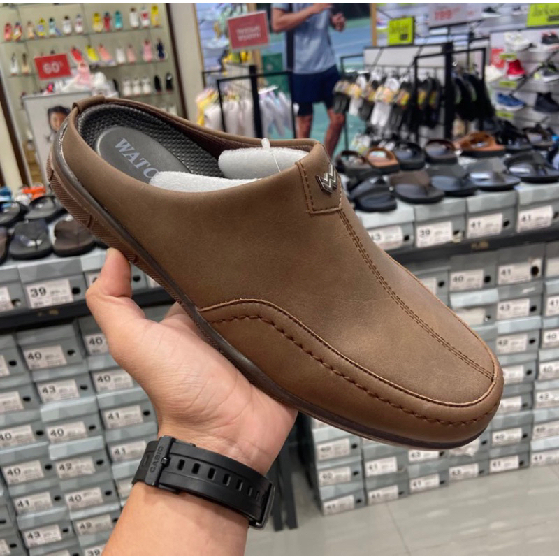 Bustong / Sepatu selop Watchout bahan empuk nyaman 39-44