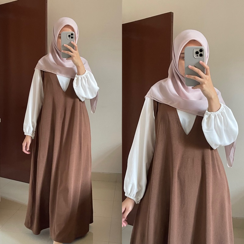Preloved Jennie Overall Dress | Gamis Dailyal Official