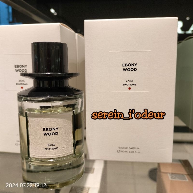PARFUM ZARA EDP X JO MALONE EBONY WOOD - EBONY WOOD ELIXIR 100ML