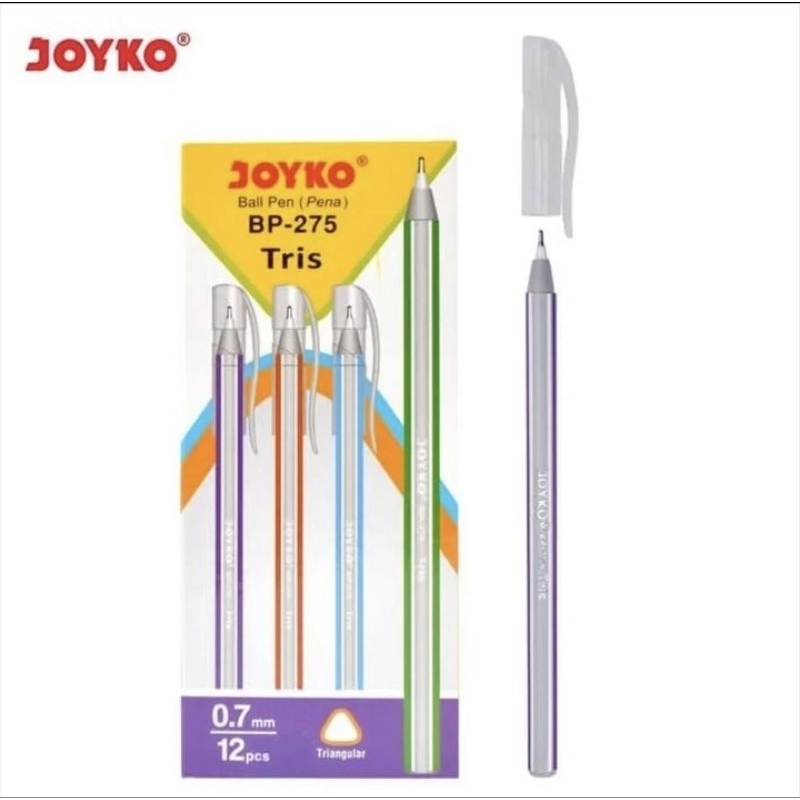 

Pulpen Joyko BP-275 Tris 0.7mm Bolpoint