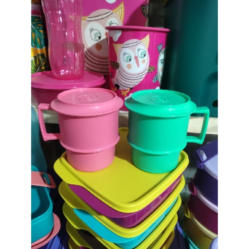 Gelas Tupperware/mug Tupperware/Tupperware unik/Tupperware langka/Tupperware pink