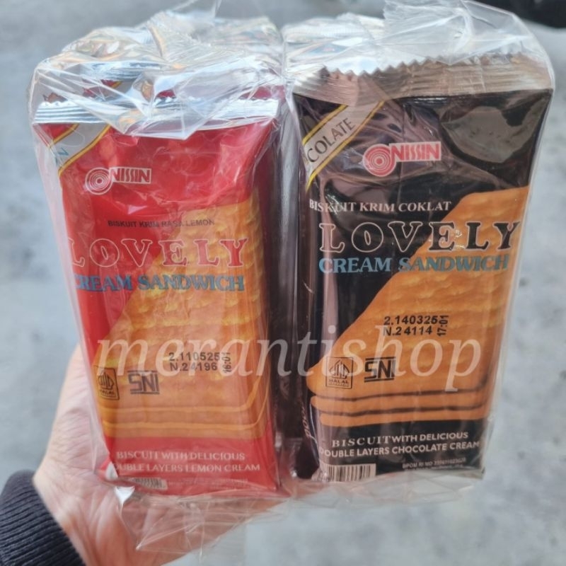 

Nissin Lovely Cream Sandwich Pack 10x25gram