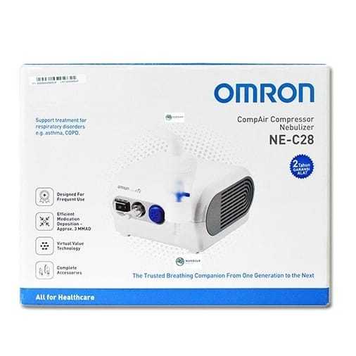 [PROMO] OMRON Nebulizer Omron NE-C28 / Alat Terapi Uap Pernafasan Batuk Pilek Bayi Anak & Dewasa