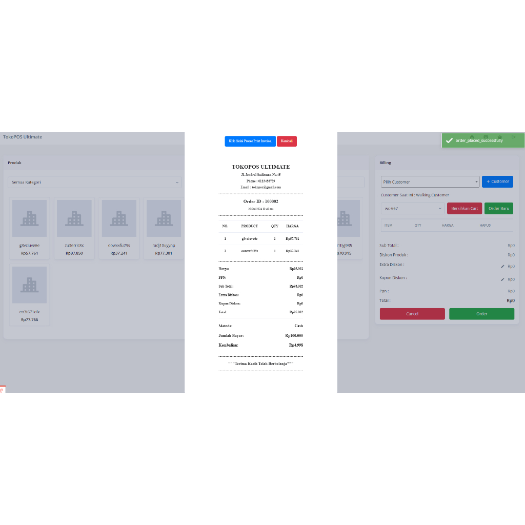 Aplikasi Kasir Point of Sale (POS) berbasis web
