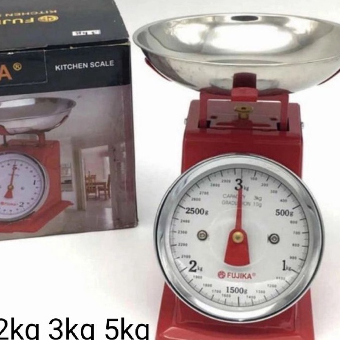 Langka timbangan besi fujika manual 5 kg  timbangan kue  timbangan dapur 2kg 3kg 5kg