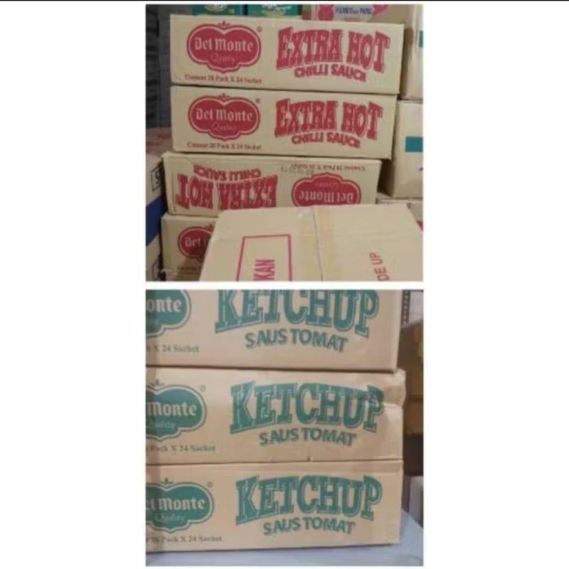 

1 DUS SAUS DEL MONTE SACHET 8 gr x 20 pak x 24 pcs