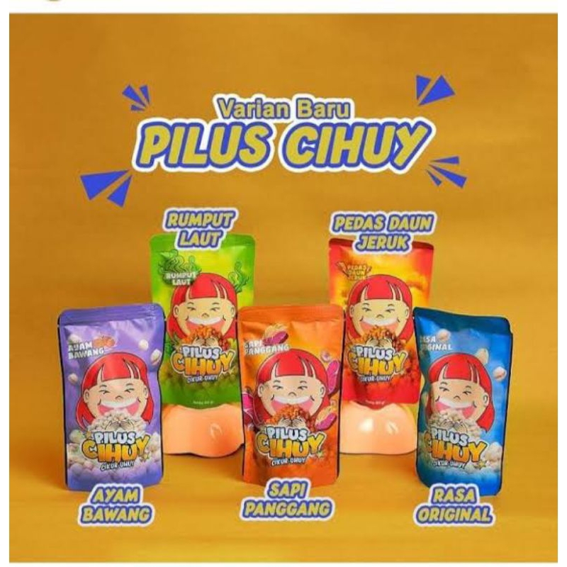 

Cemilan Pilus Cihuyy Pilus Cikur