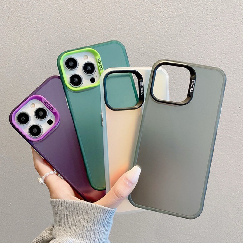 Soft Case Matte Ultra Slim Shockproof Cover IPhone 13 12 11 Pro Max X Xs Xr Motif Laser Pelangi holo