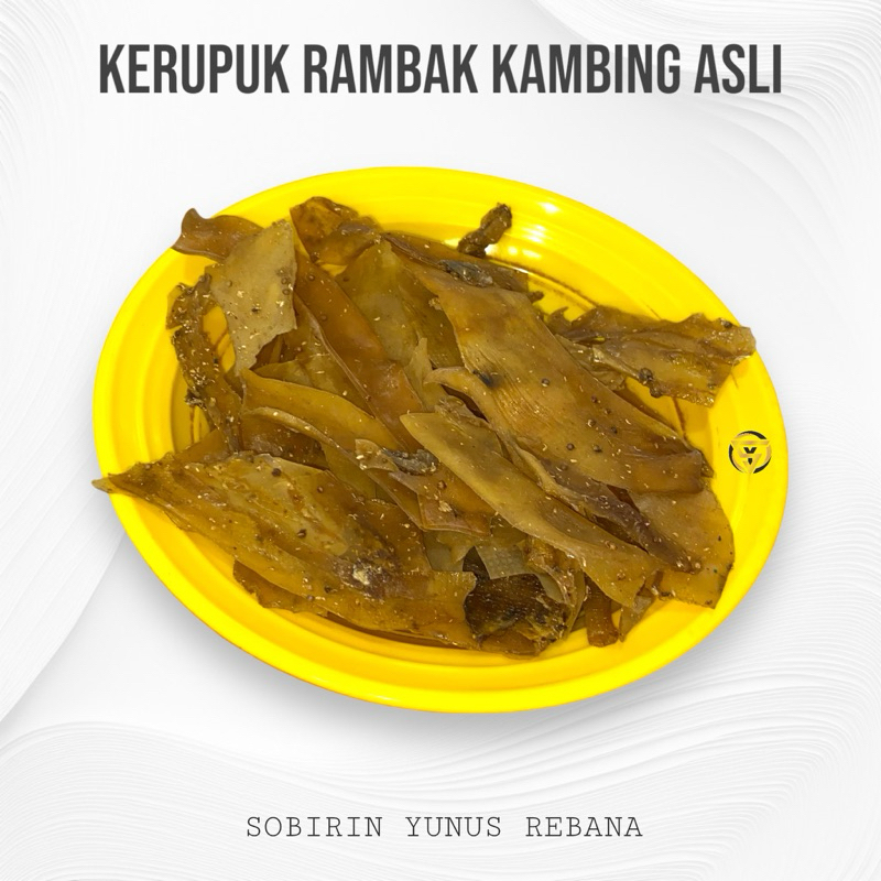 

Kerupuk Rambak Kulit Kambing Asli