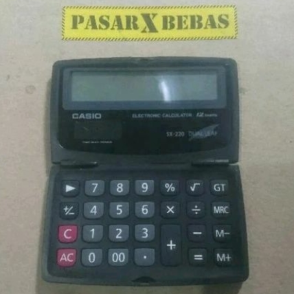 

kalkulator casio sx-200 dual leaf