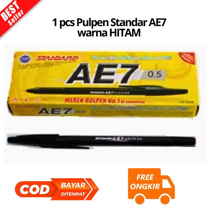 

[JK] BAYAR DI TEMPAT 1 pcs Pulpen Pen Bolpoint Pena Standard AE7