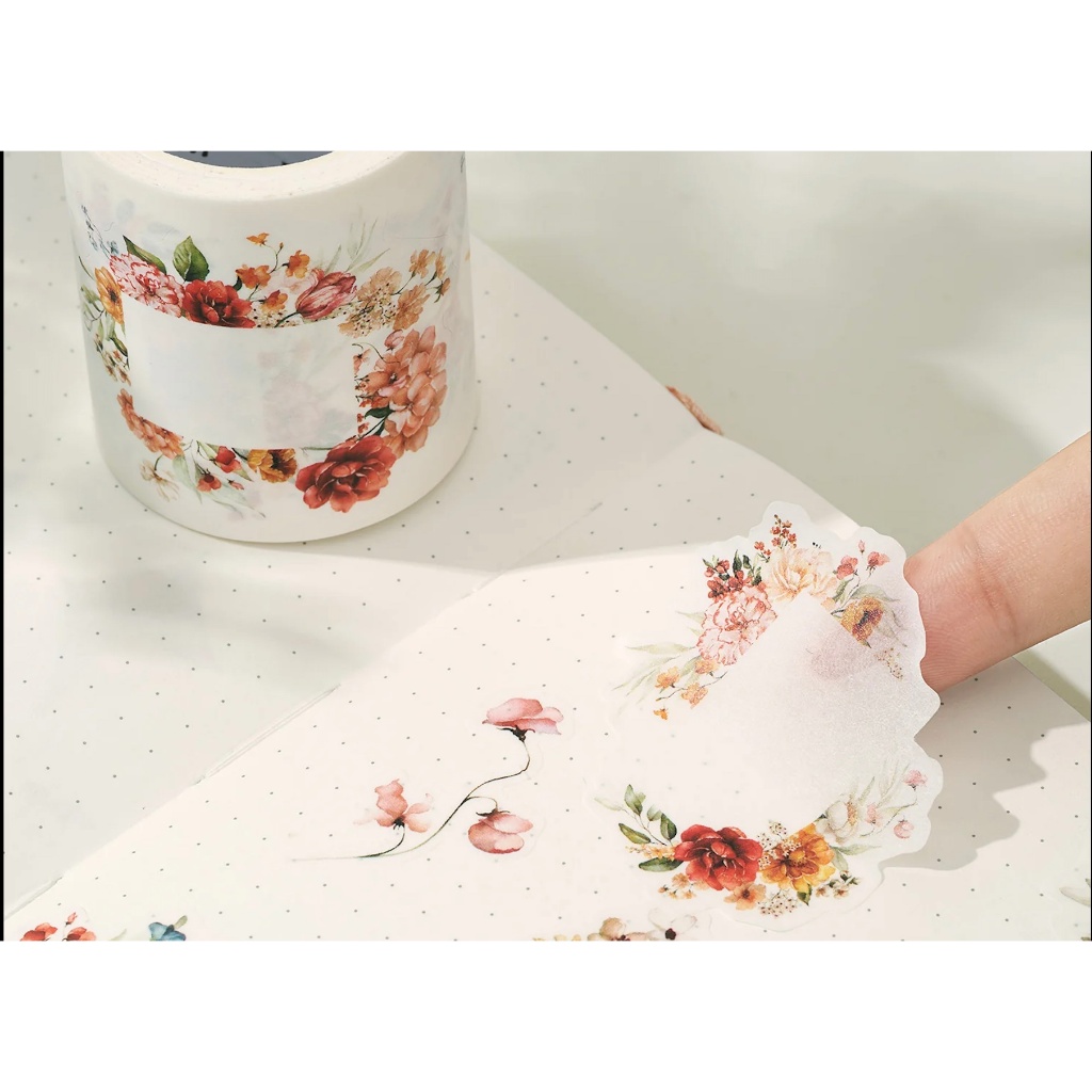 

[Sample] Autumn Bouquet Frame Washi Tape