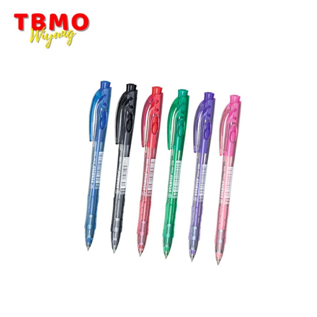 

Tbmo (Pcs) Stabilo Liner 308FW Merah/Biru/Hitam