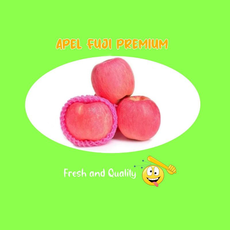 

BUAH APEL FUJI PREMIUM FREHS