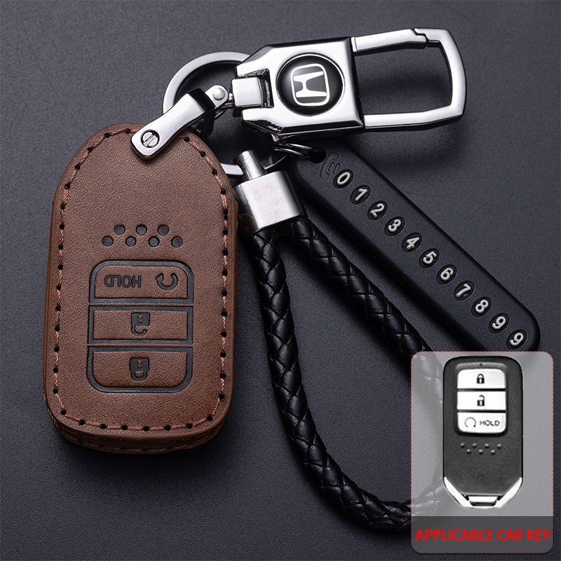 For Honda wrv HRV / CRV / Jazz / BRV 2014-2022 Gantungan Kunci Mobil Car key Accessories