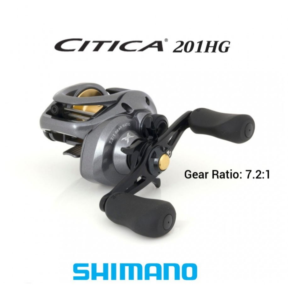 Reel Shimano CITICA 201HG | Handle Kiri | Baitcasting | Alat Pancing Sale