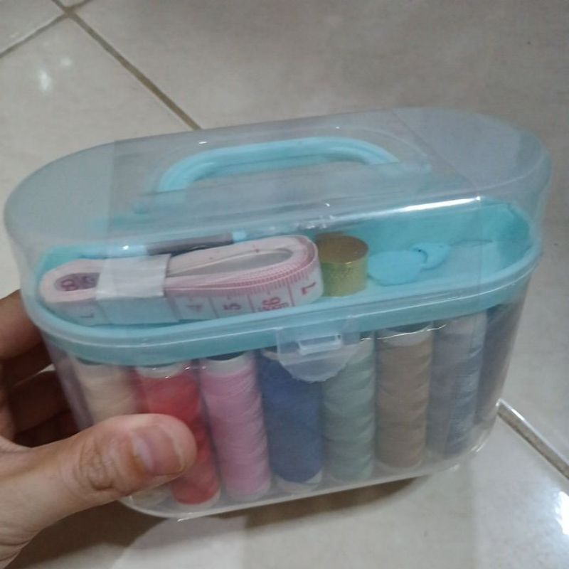 Miniso Sewing Kit Set Peralatan Jahit Menjahit Dg Box Penyimpanan Tc-0303