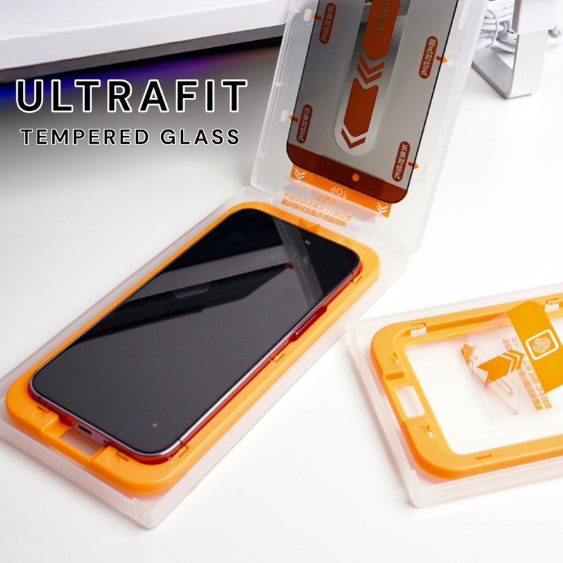 ULTRAFIT TEMPERED GLASS IPHONE (IPHONE X - 14 PROMAX)