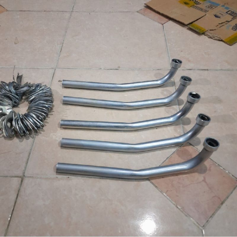 leher leheran sambungan knalpot kharisma supra x 125 karisma kph besi tebal A