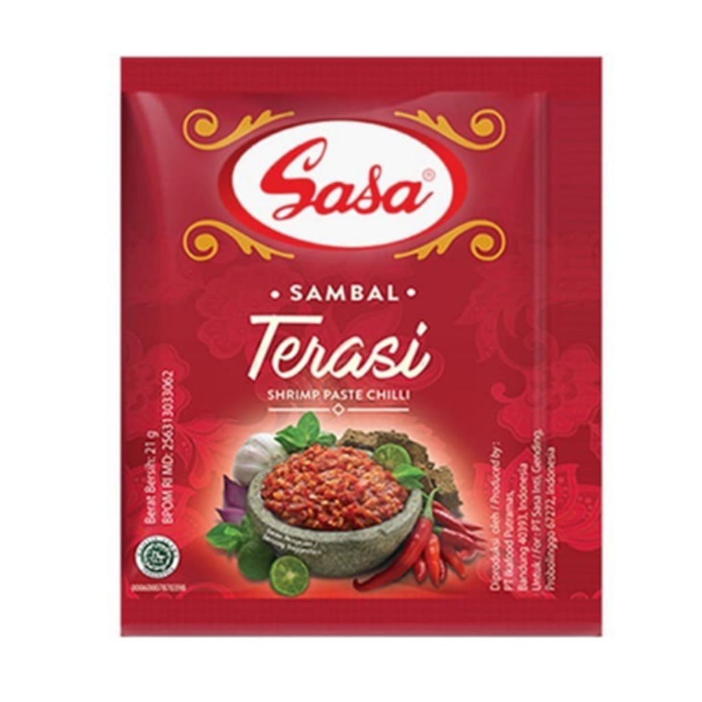 

Sasa Sambel Terasi Ala Sunda Sachet Isi 5 X 18 Gram