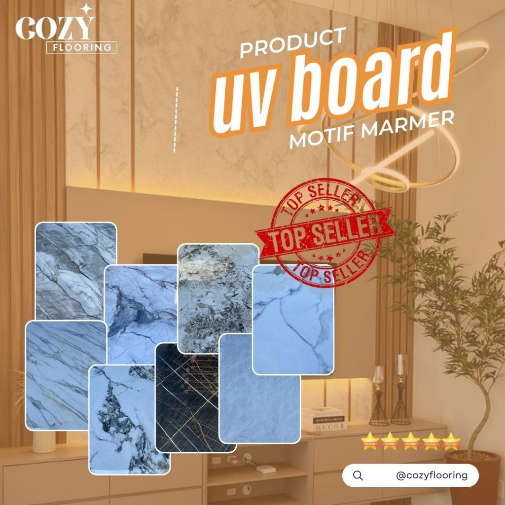 pvc board motif marmer I UV board marmer mewah