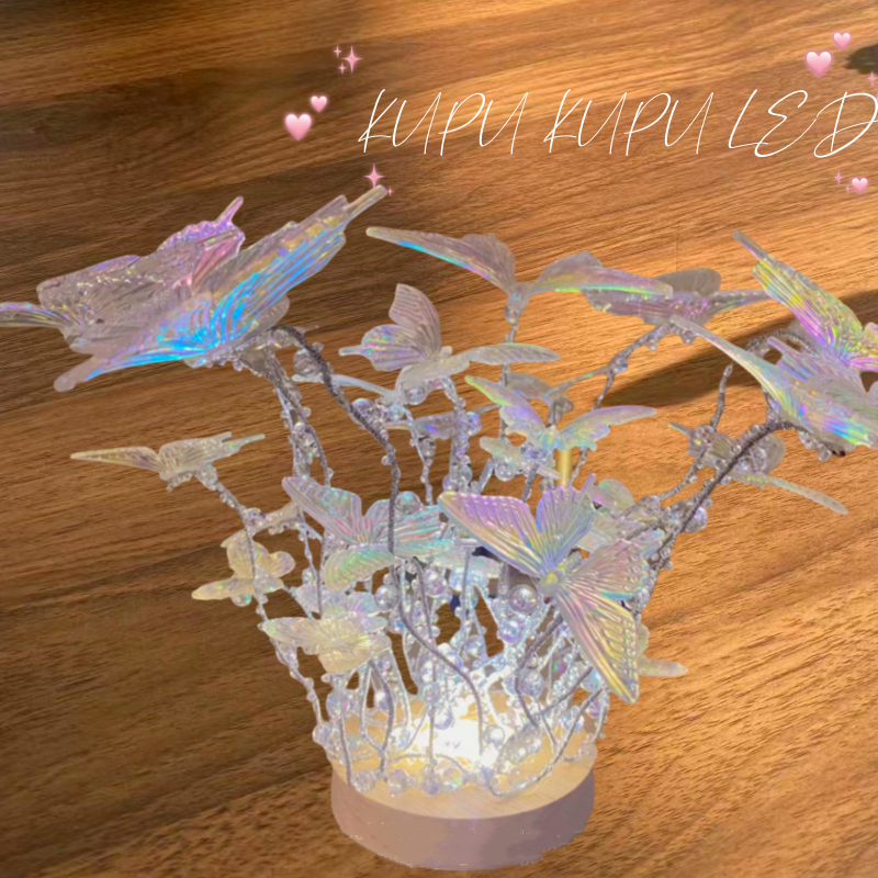 Kupu Kupu LED Bercahaya / Kupu Kupu Dekorasi /Lampu Hias Kupu Kupu/BUKET KUPU KUPU LED LAMPUJUMBO