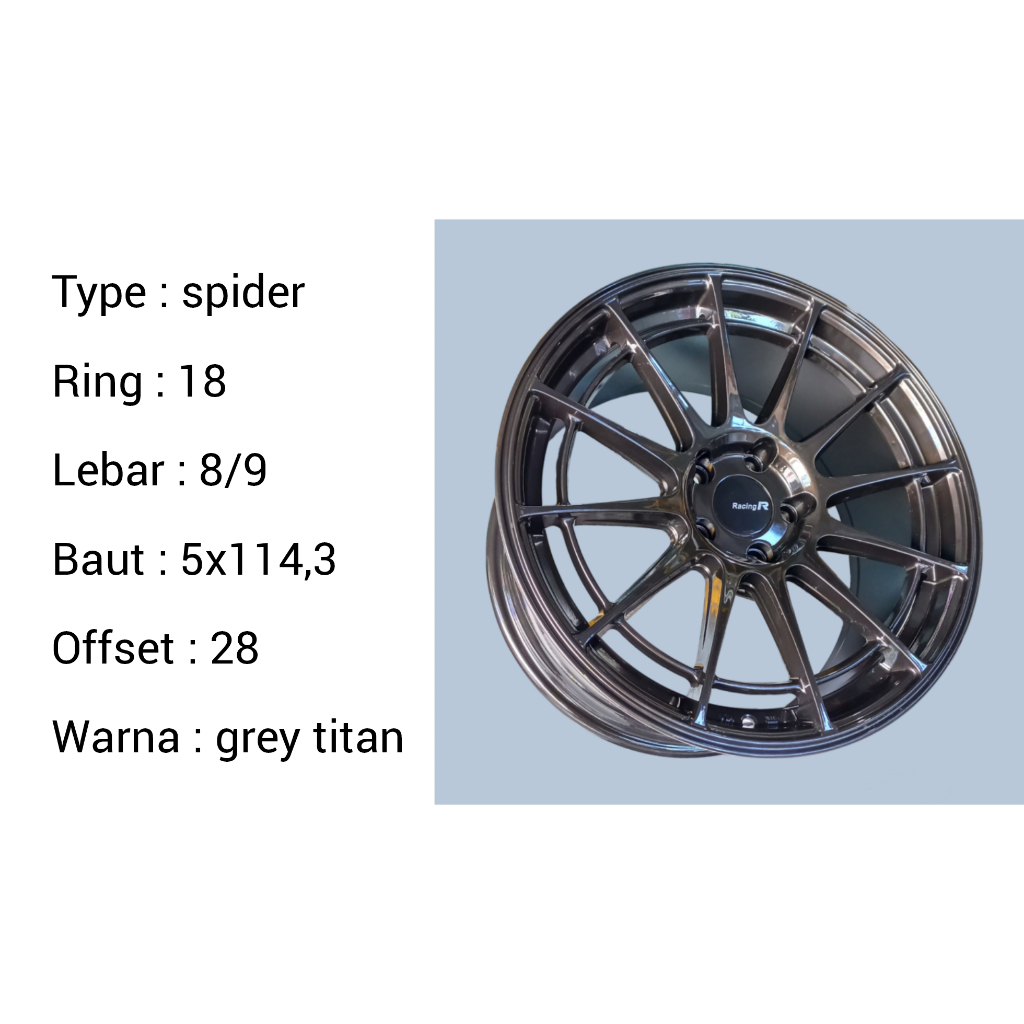 velg mobil ring 18 bisa buat civic turbo