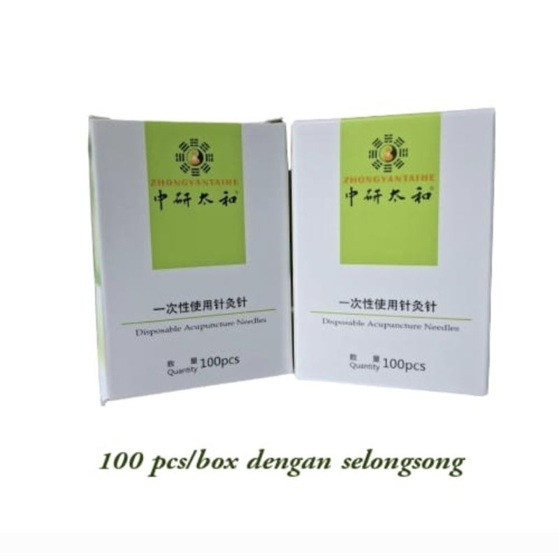 [100 PCS + TUBE] Jarum Akupunktur dg Selongsong - Jarum Akupuntur