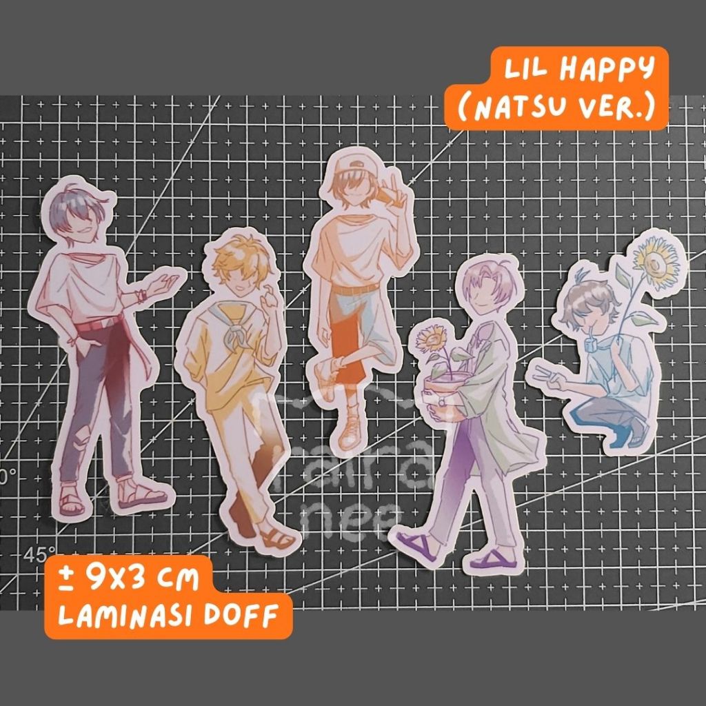 

Sticker Set Lil Happy (Aoppella) | fanmerch by rairanee