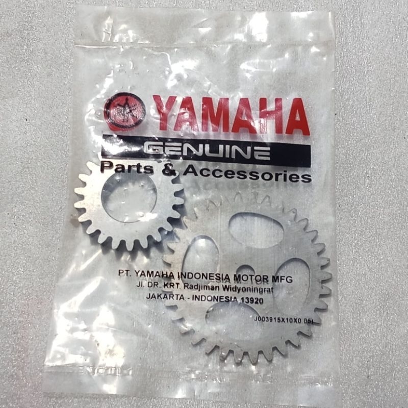 original YGP Yamaha genuine part NOS Gear gir gigi Stang setang piston kiri pompa Oli oil pump Besar
