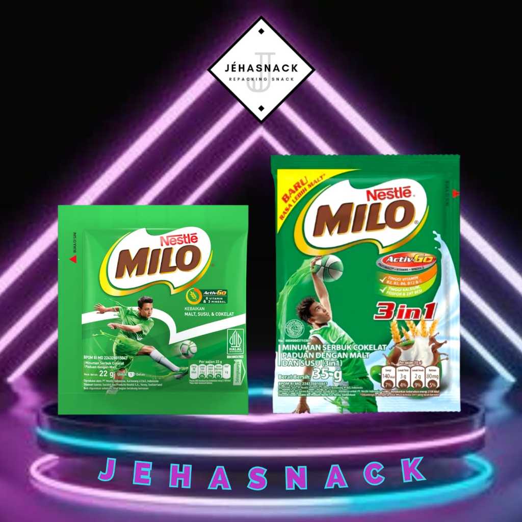 

[ SUSU BUBUK ] Nestle Milo ( Instant Milk Sachet ) - 1renteng isi 10pcs