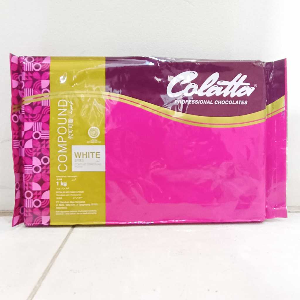 

COKLAT COLATTA COMPOUND WHITE 1KG/ COKELAT COLATTA BATANG WHITE 1KG