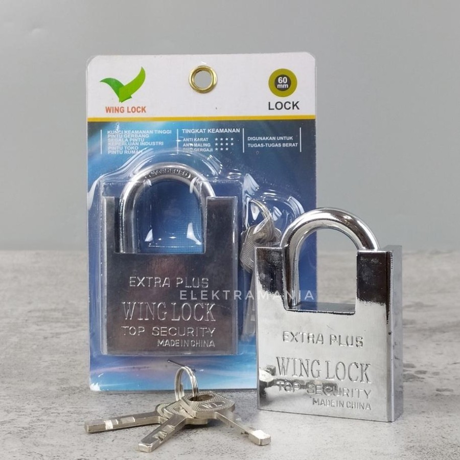 GEMBOK PAGAR ANTI MALING 60 MM GEMBOK MODEL JAKET GEMBOK PINTU ANTI KARAT