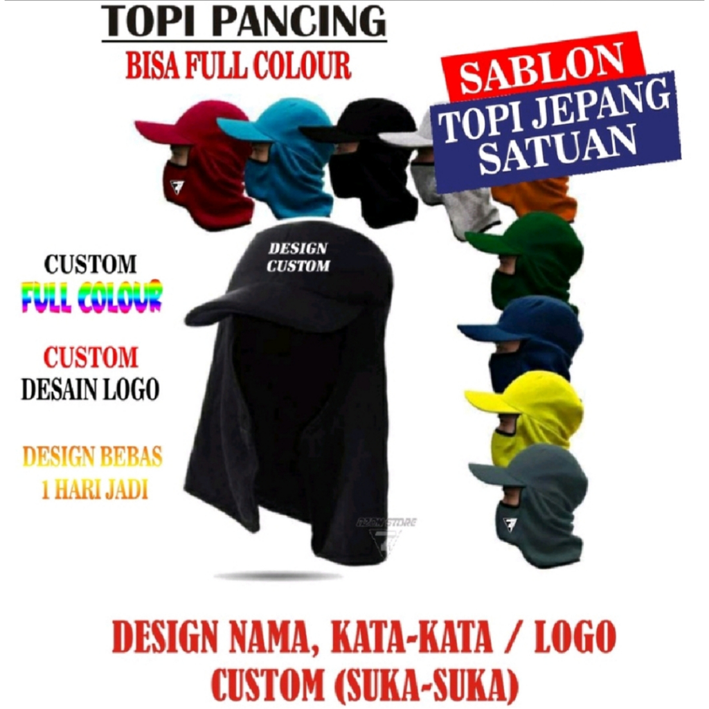 TOPI JEPANG COSTUME NAMA ATAU LOGO