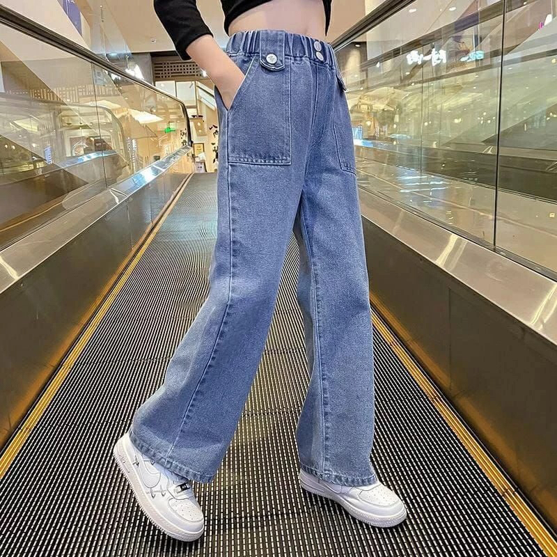 CELANA TANGGUNG ANAK/CELANA JEANS ANAK PEREMPUAN/KULOT ANAK PEREMPUAN