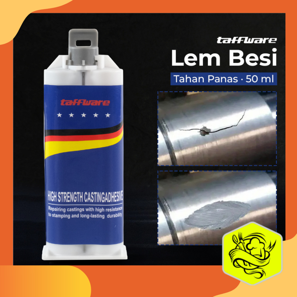 Lem AB Besi Super Kuat Tahan Panas Kafuter Lem Perekat Super Untuk Reparasi Mobil / Rumah (lem Besi 