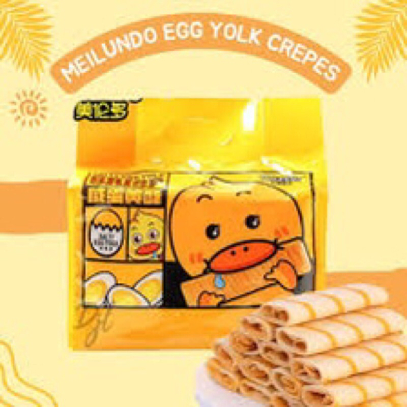 

[CHINA] MEILUNDO CRISPY CREAM SALTY EGG YOLK 258g | CREPES RASA TELUR ASIN