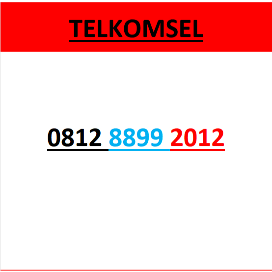 Nomor cantik simpati seri tahun 2012 murah lengkap w3000