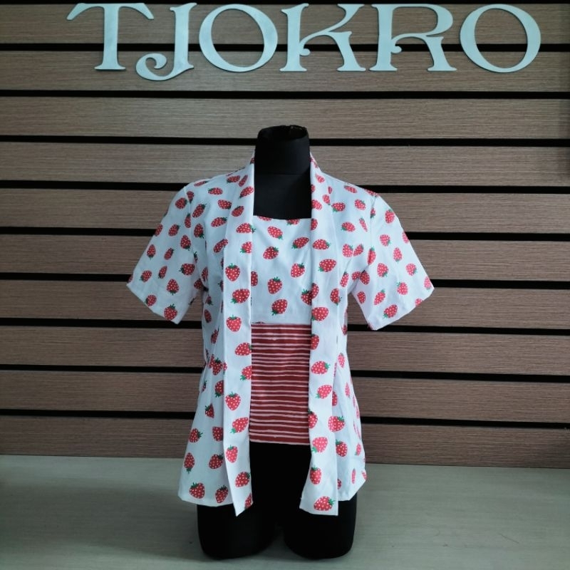 Atasan Wanita | Kutu Baru | Atasan Kutu Baru | Kutu Baru Pendek | Kutu Fruit Batik Tjokro